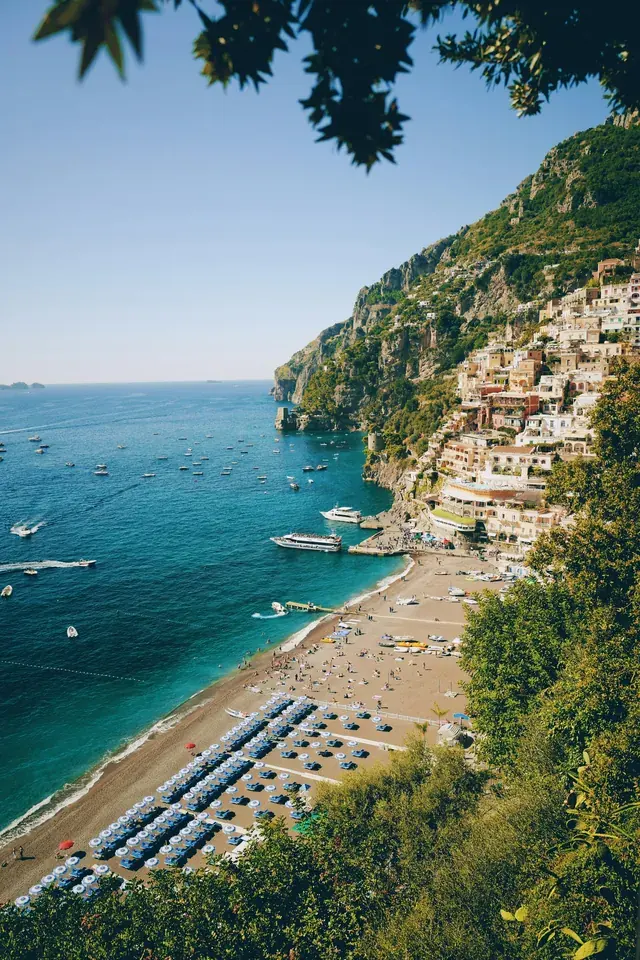 Illustrative Mediterranean coastal landscape