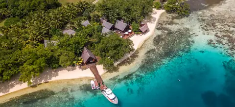 Ratua Private Island — photograph from its Authentic Hotels & Cruises profile