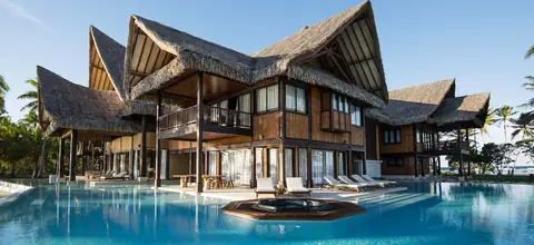 Vahine Island — photograph from its Authentic Hotels & Cruises profile