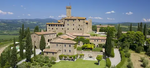 Castello Banfi – Il Borgo — photograph from its Authentic Hotels & Cruises profile