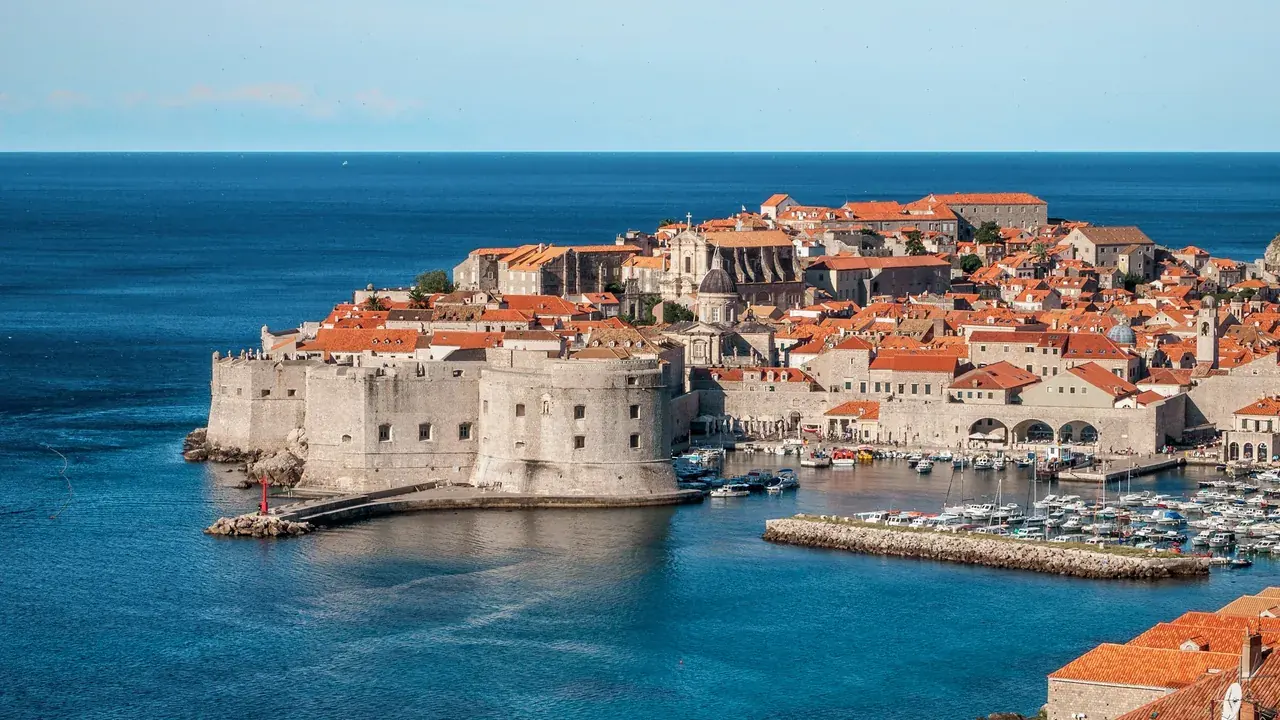 Illustrative Adriatic coastal scene